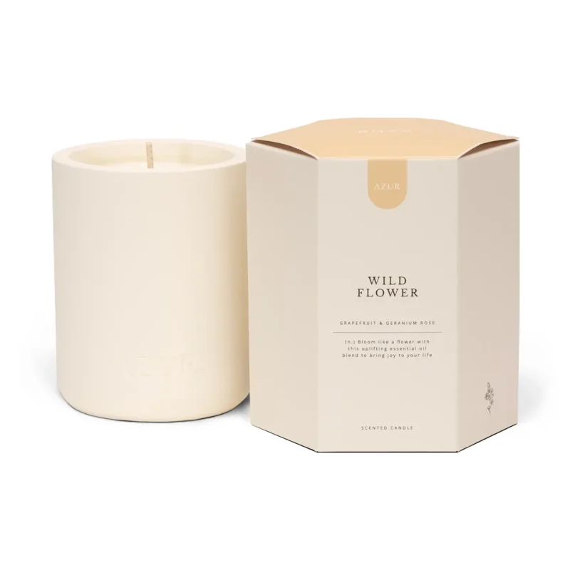Azur Wild Flower kaars